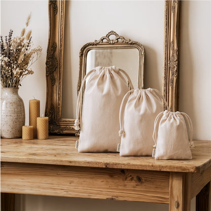 Okiyo Chikara Mini Cotton Drawstring Pouch