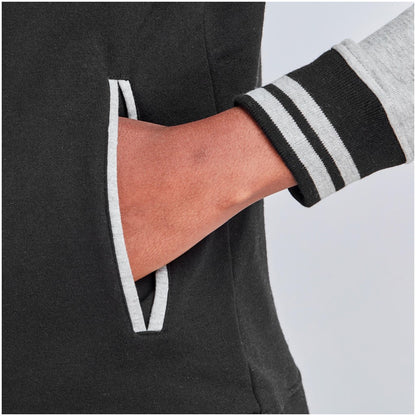 Ladies Princeton Hooded Sweater - Black