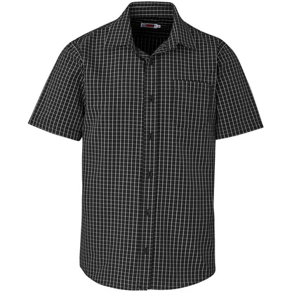 Mens Short Sleeve Aston Shirt - Black