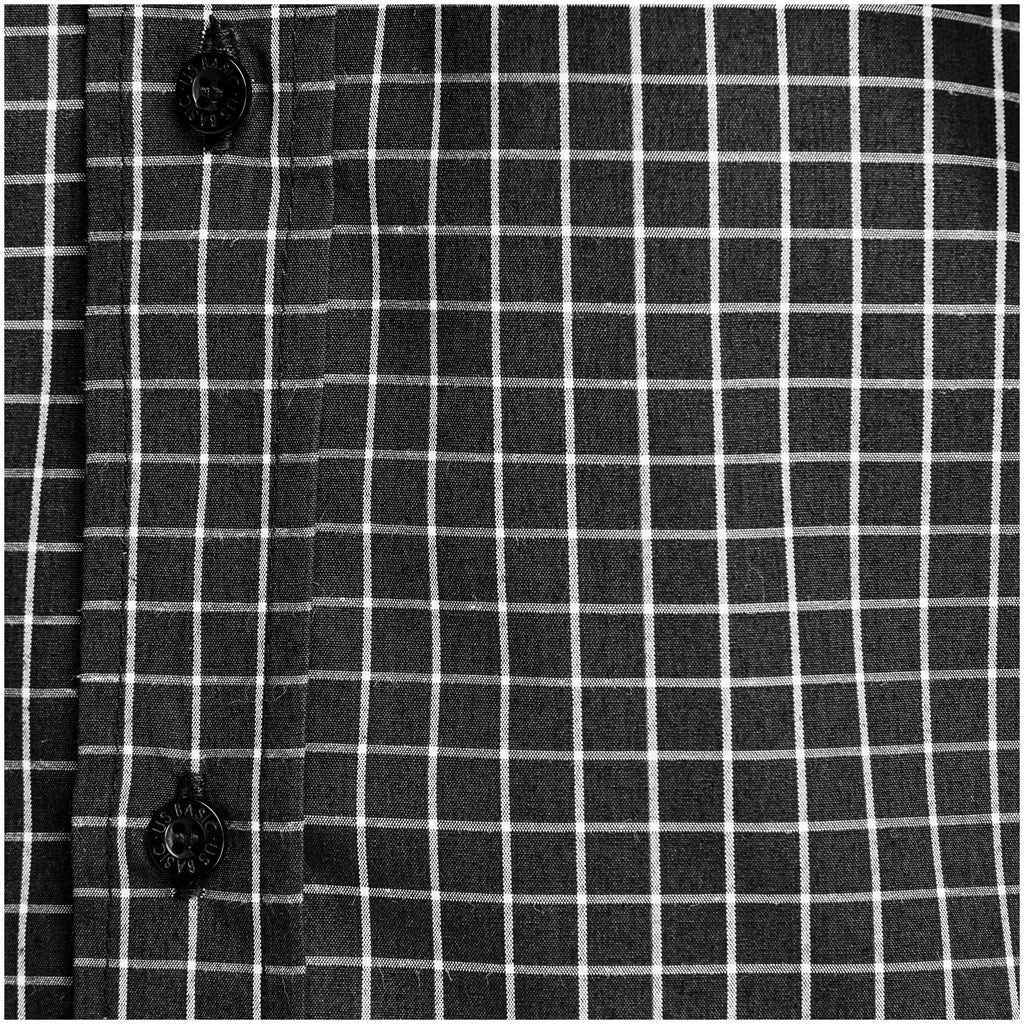 Men Long Sleeve Aston Shirt - Black
