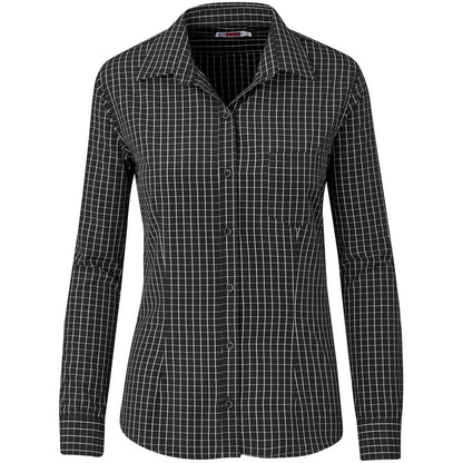 Ladies Long Sleeve Aston Shirt - Black