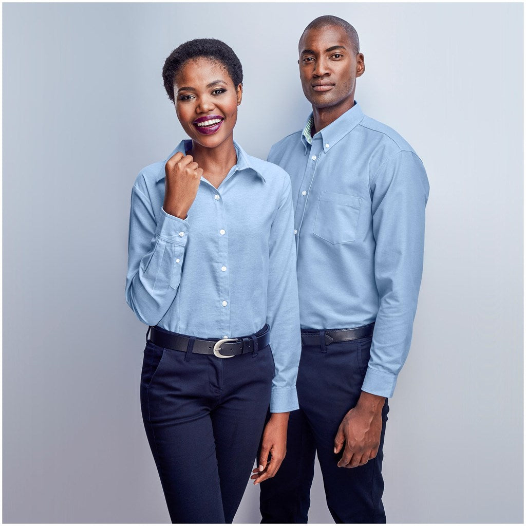 Ladies Long Sleeve Aspen Shirt - Blue