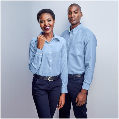Ladies Long Sleeve Aspen Shirt - Blue