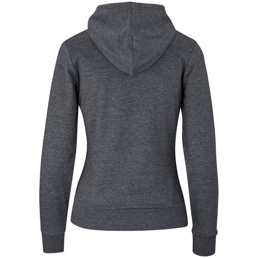 Ladies Omega Hooded Sweater - Charcoal