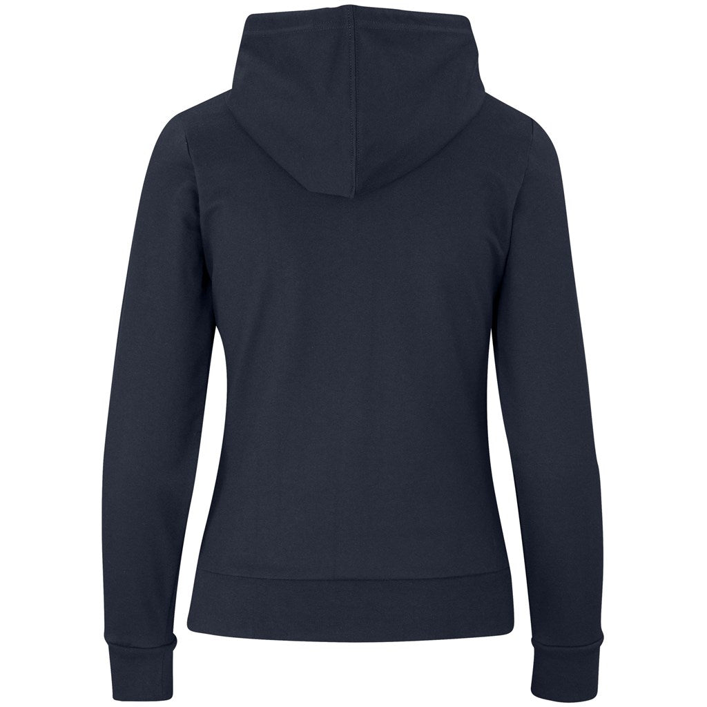 Ladies Omega Hooded Sweater - Navy