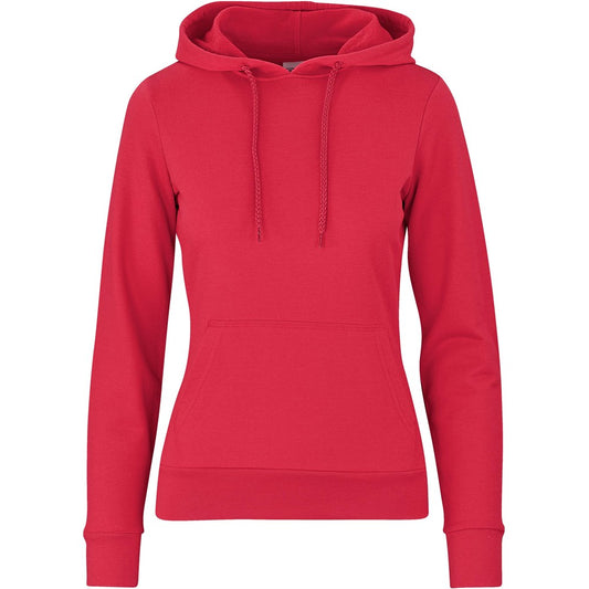 Ladies Omega Hooded Sweater - Red