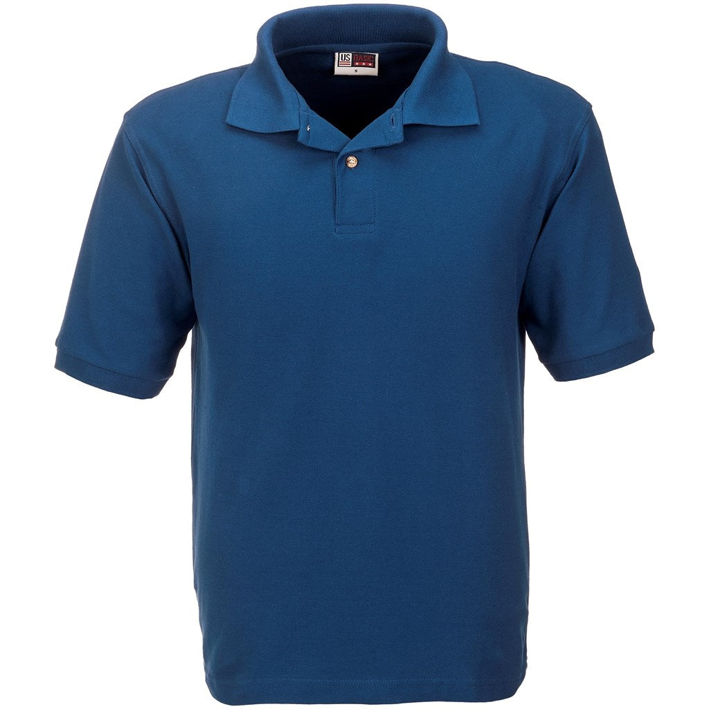 Mens Boston Golf Shirt - Blue