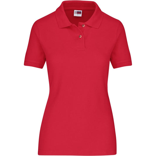 Ladies Boston Golf Shirt - Red