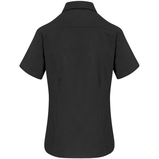 Ladies Short Sleeve Aspen Shirt - Black