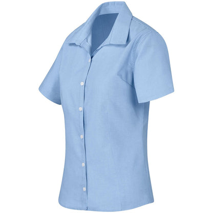 Ladies Short Sleeve Aspen Shirt - Blue