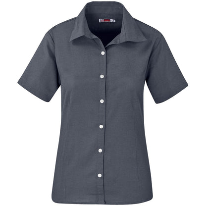 Ladies Short Sleeve Aspen Shirt - Grey