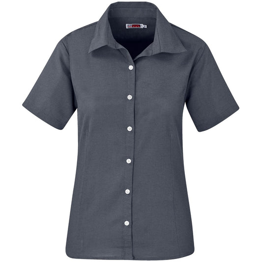 Ladies Short Sleeve Aspen Shirt - Grey