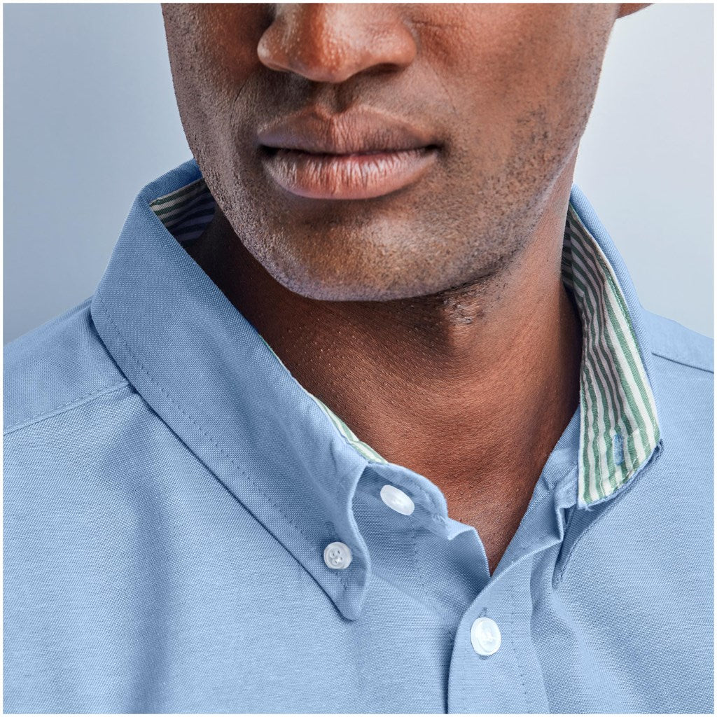 Mens Long Sleeve Aspen Shirt - Blue
