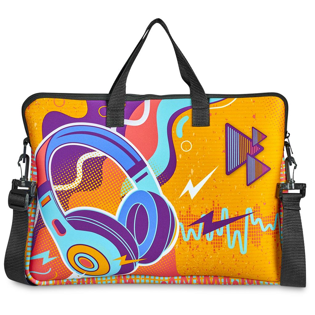 Hoppla Nimbus Neoprene Laptop Sleeve with Handles & Shoulder Strap – 15 -16 inch