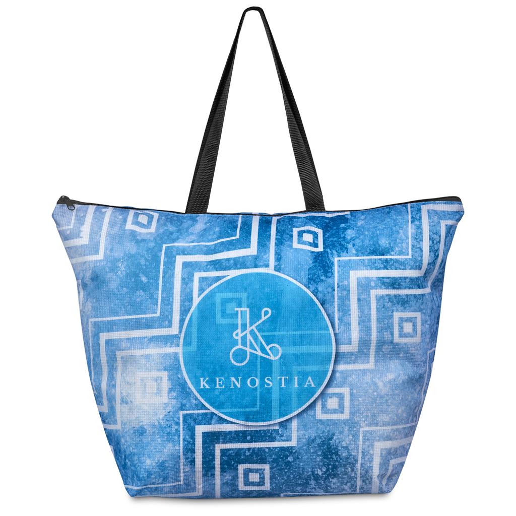 Hoppla Skyline Recycled PET Stitch-Bond Shopper With Zip