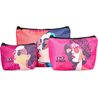 Hoppla Leanne Recycled PET Stitch-Bond Midi Toiletry Bag