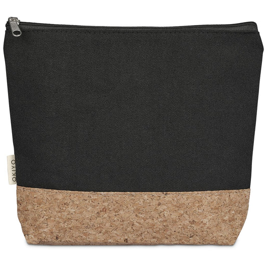 Okiyo Koruku Cork & Cotton Cosmetic Bag