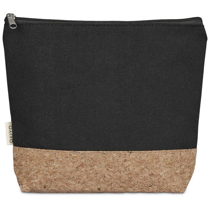 Okiyo Koruku Cork & Cotton Cosmetic Bag