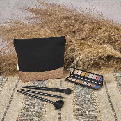 Okiyo Koruku Cork & Cotton Cosmetic Bag