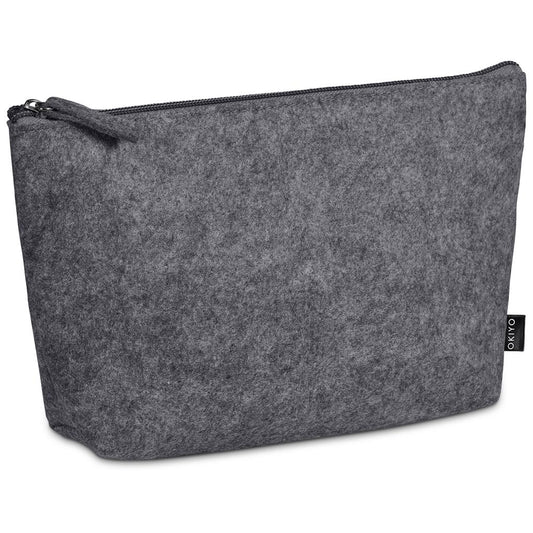 Okiyo Kesho Recycled PET Felt Mini Cosmetic Bag