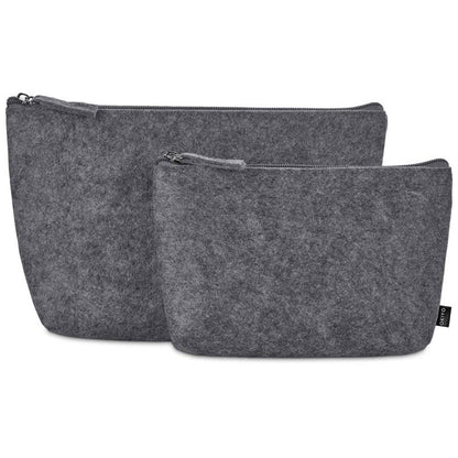 Okiyo Kesho Recycled PET Felt Mini Cosmetic Bag