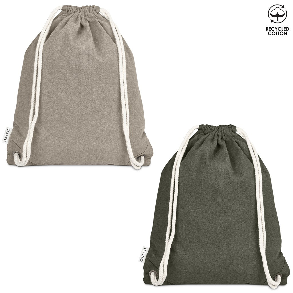 Okiyo Kinchaku Recycled Canvas Drawstring Bag