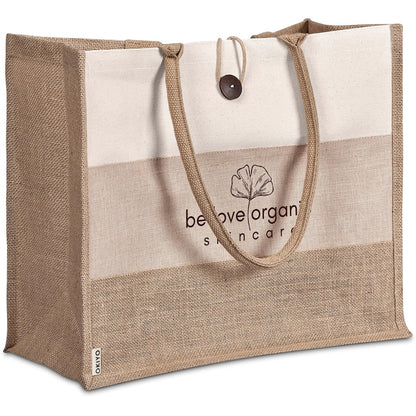 Okiyo Fukei Jute & Cotton Tote