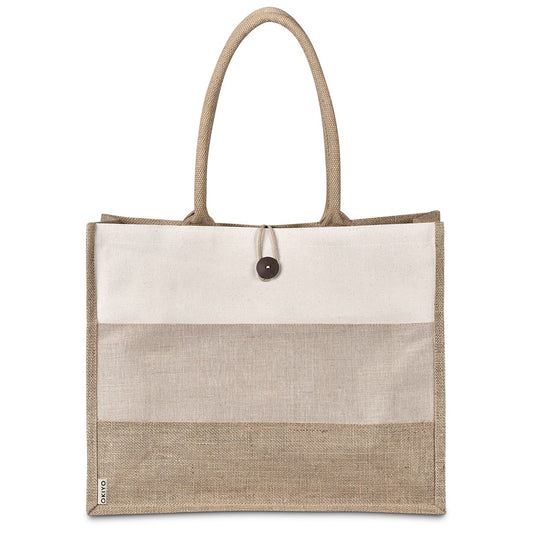 Okiyo Fukei Jute & Cotton Tote