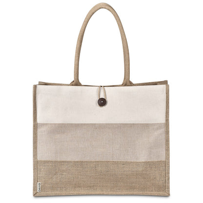 Okiyo Fukei Jute & Cotton Tote