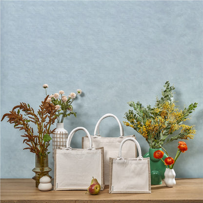 Okiyo Chinsai Maxi Jute & Cotton Tote