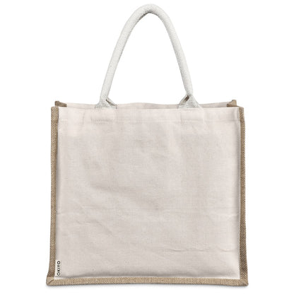 Okiyo Chinsai Maxi Jute & Cotton Tote