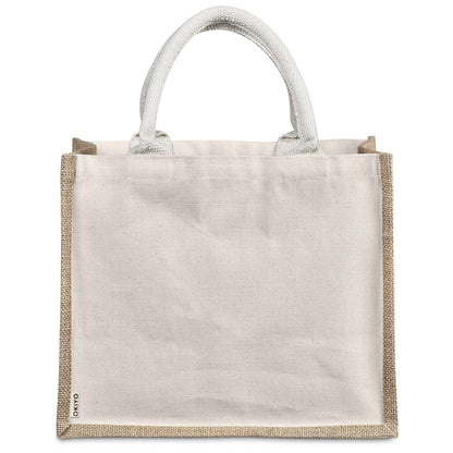 Okiyo Chinsai Midi Jute & Cotton Tote