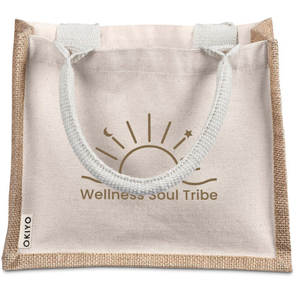 Okiyo Chinsai Mini Jute & Cotton Gift Bag