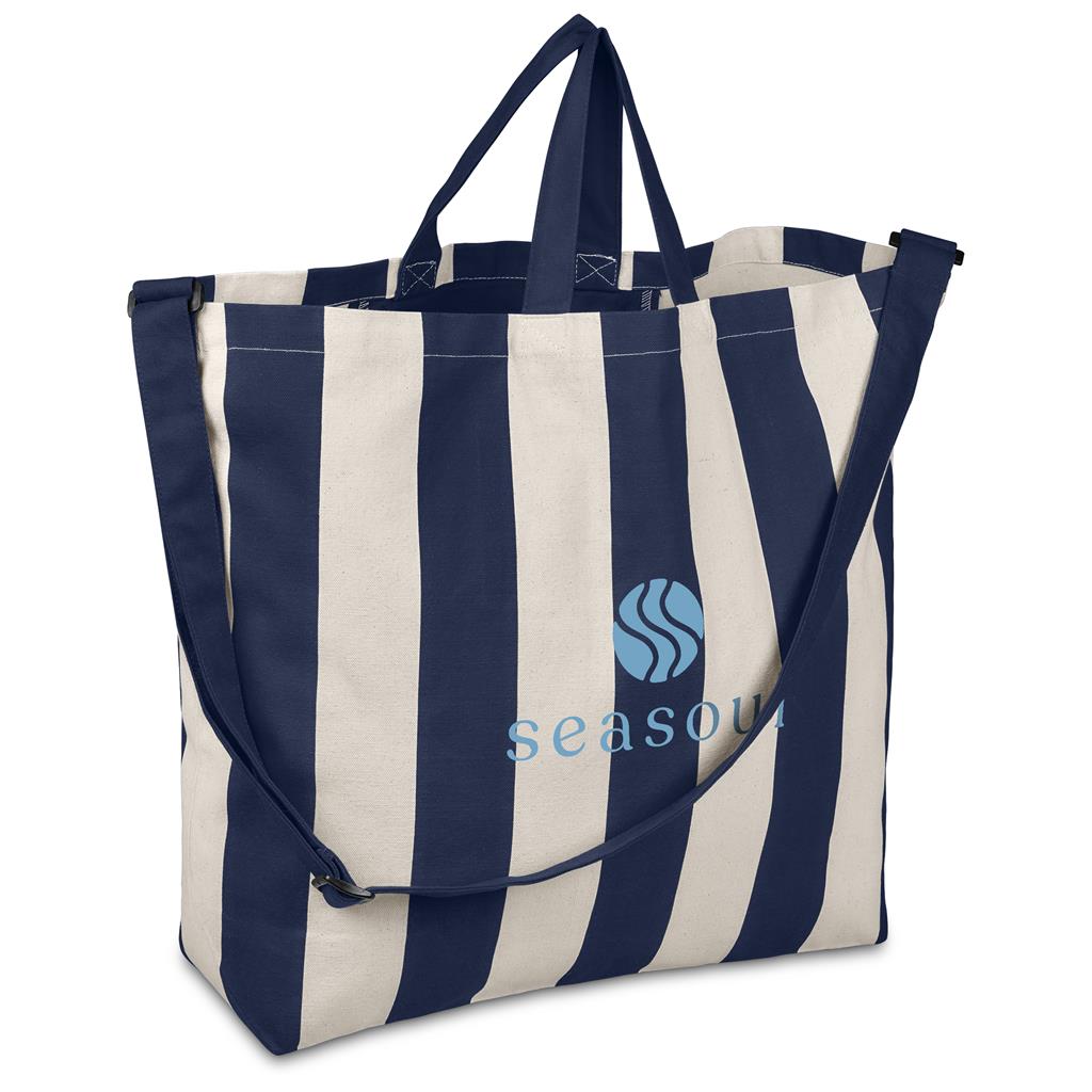 Okiyo Natsuri Recycled Cotton Canvas Large Beach Bag