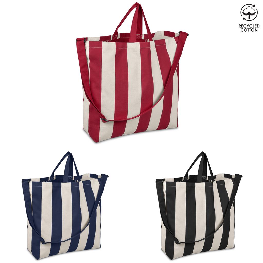 Okiyo Natsuri Recycled Cotton Canvas Large Beach Bag