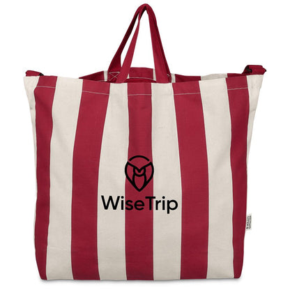 Okiyo Natsuri Recycled Cotton Canvas Large Beach Bag