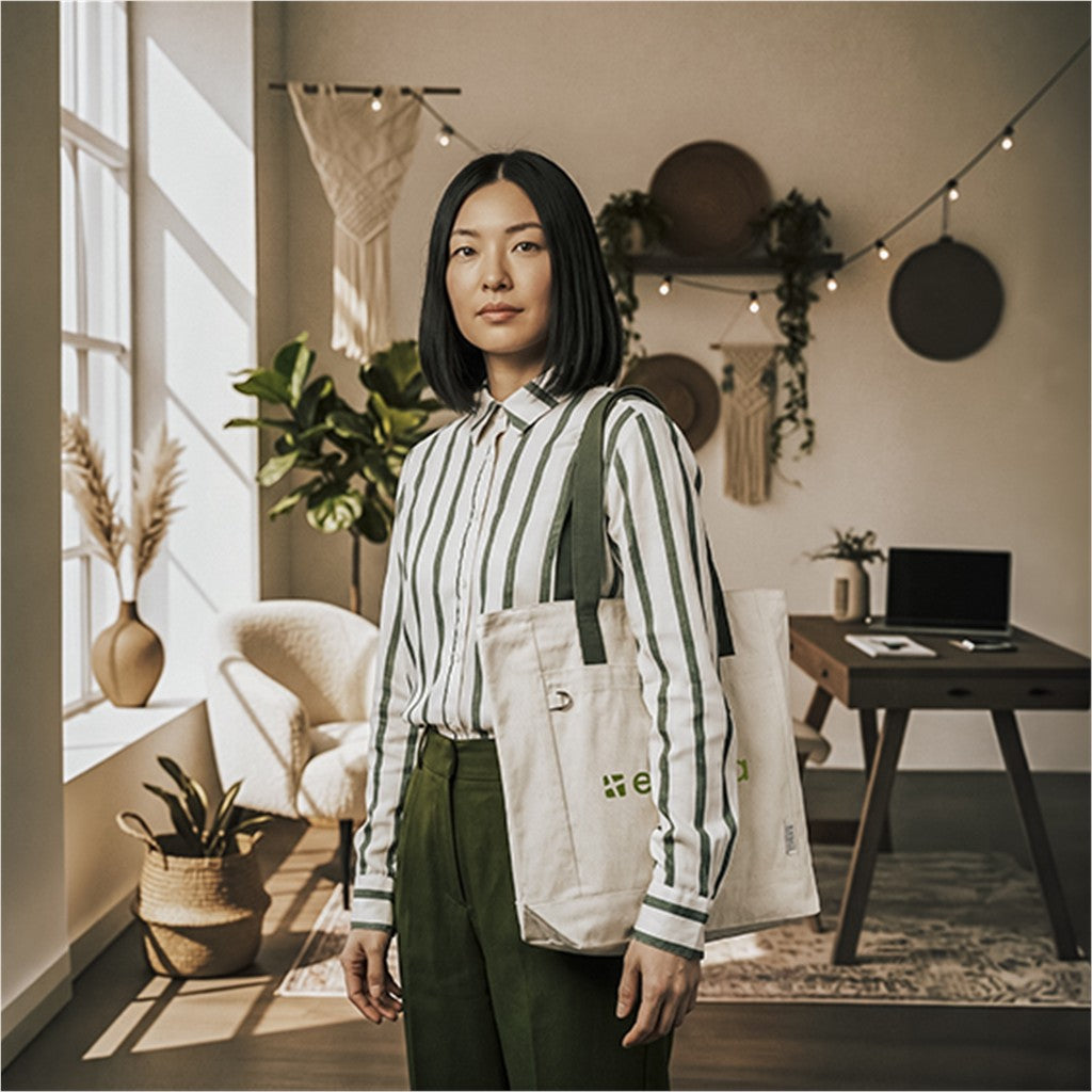 Okiyo Tansu Recycled Canvas Conference Tote