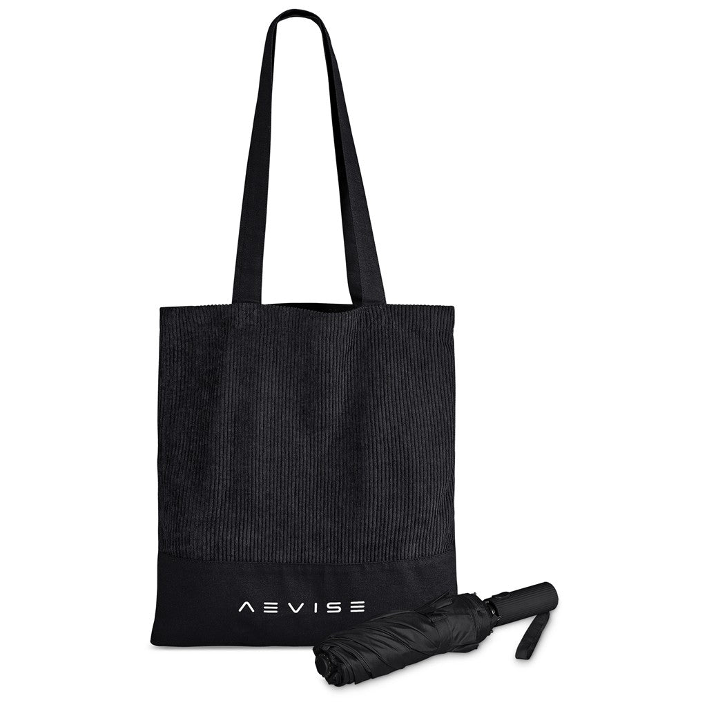 Serendipio Milestone Corduroy & Cotton Shopper