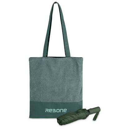 Serendipio Milestone Corduroy & Cotton Shopper