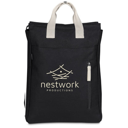 Serendipio Cityline Cotton Canvas Laptop Backpack