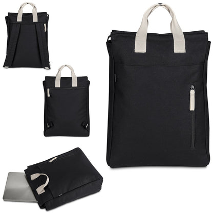 Serendipio Cityline Cotton Canvas Laptop Backpack