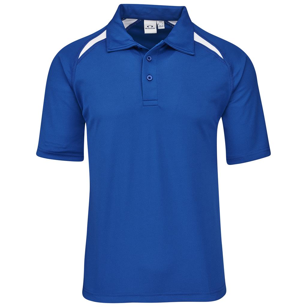 Kids Splice Golf Shirt - Royal Blue
