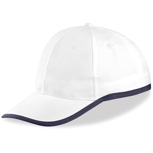 New Jersey Cap - 6 Panel - White