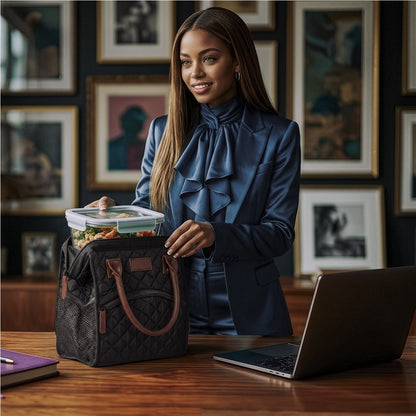 Serendipio Kate Quilted 12-Can Lunch Cooler