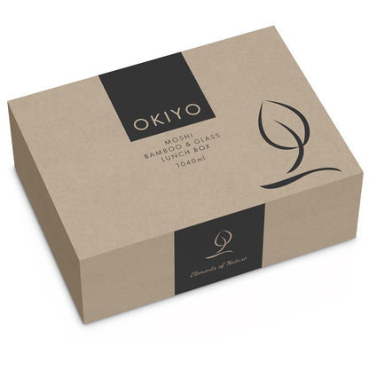 Okiyo Moshi Glass & Bamboo Lunch Box