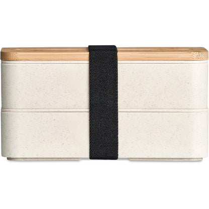 Okiyo Dura Wheat Straw & Bamboo Lunch Box Set