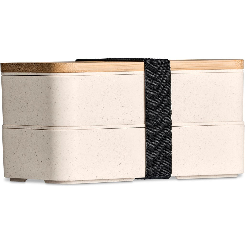 Okiyo Dura Wheat Straw & Bamboo Lunch Box Set