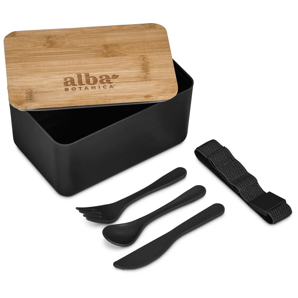 Okiyo Pasuta Recycled Plastic & Bamboo Lunch Box