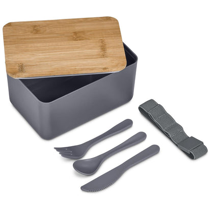 Okiyo Pasuta Recycled Plastic & Bamboo Lunch Box