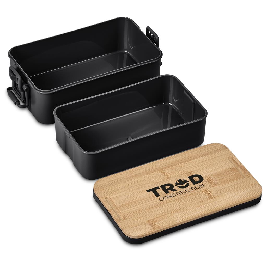Urban Terrain Lakeside Double Layer Lunch Box & Cutlery Set
